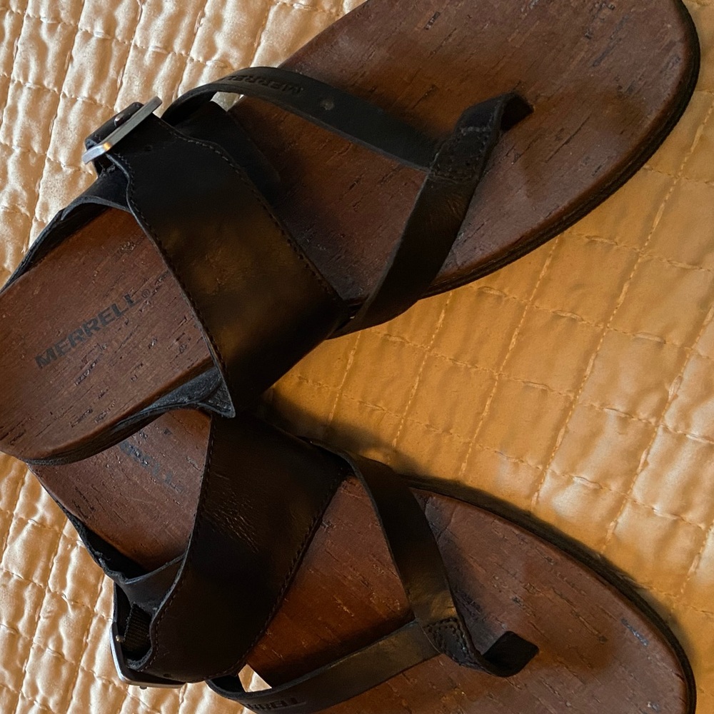 Merrill Sandals, Black